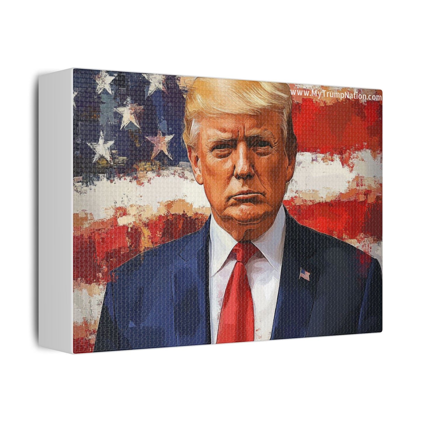 Donald Trump Patriotic Canvas Art