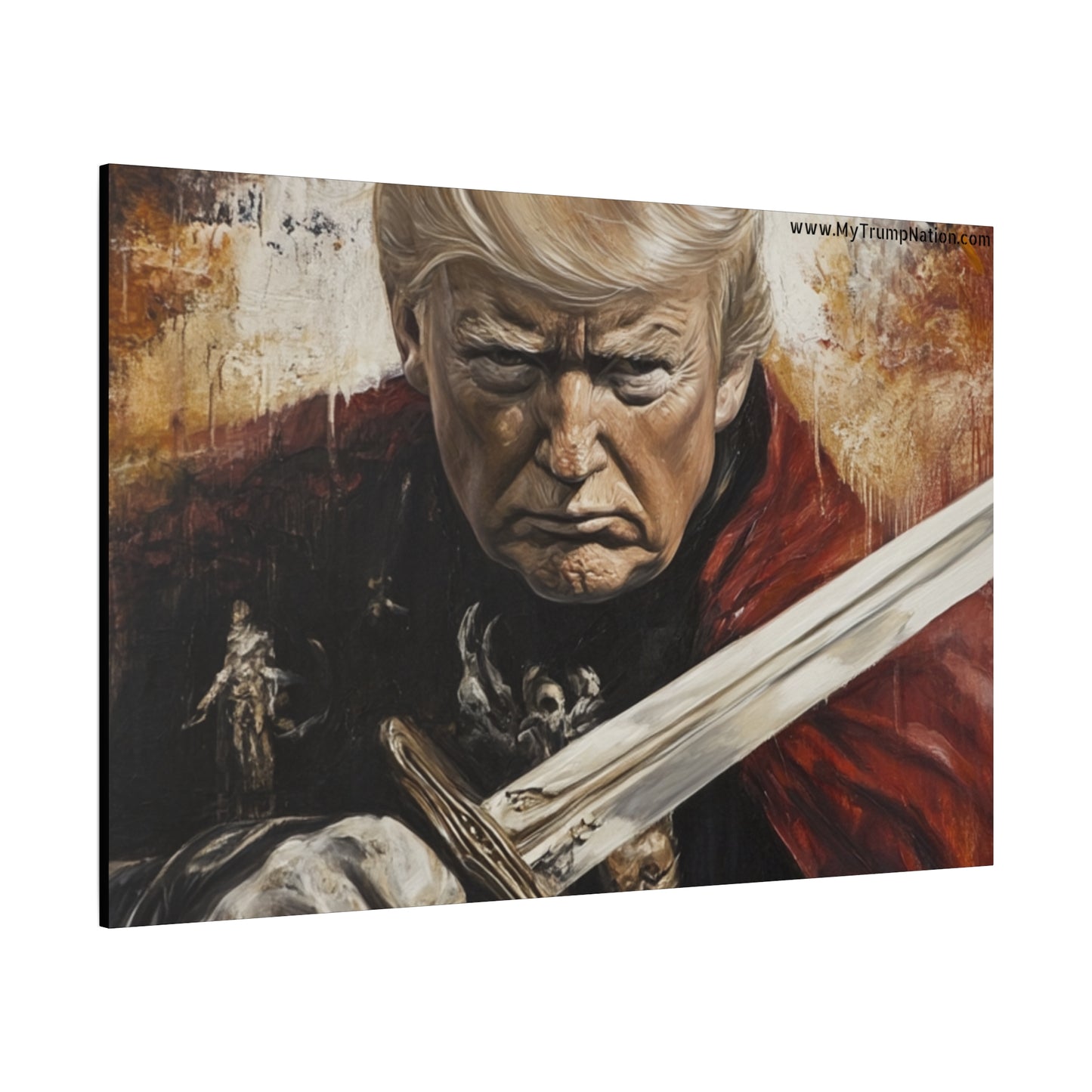 Heroic Canvas Art - Dramatic Portrait of a Leader