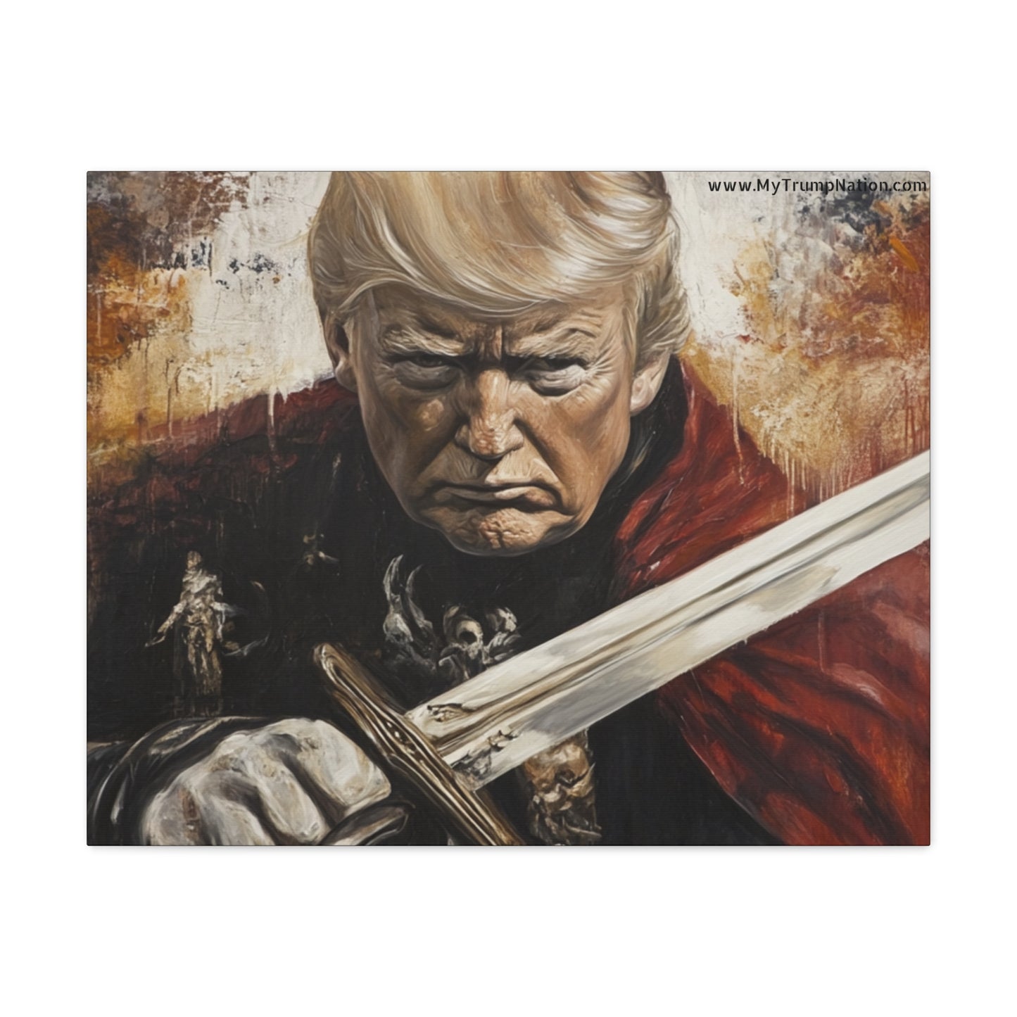Heroic Canvas Art - Dramatic Portrait of a Leader