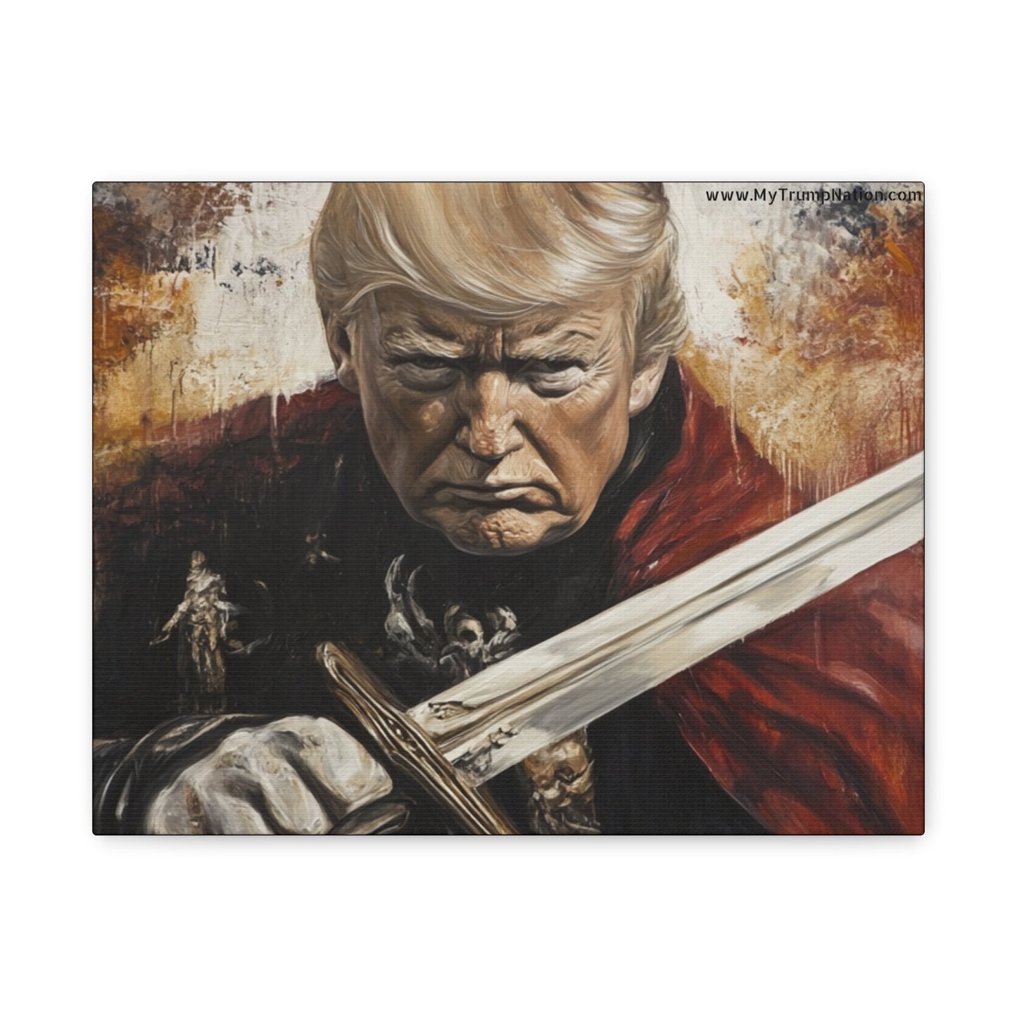 Heroic Canvas Art - Dramatic Portrait of a Leader