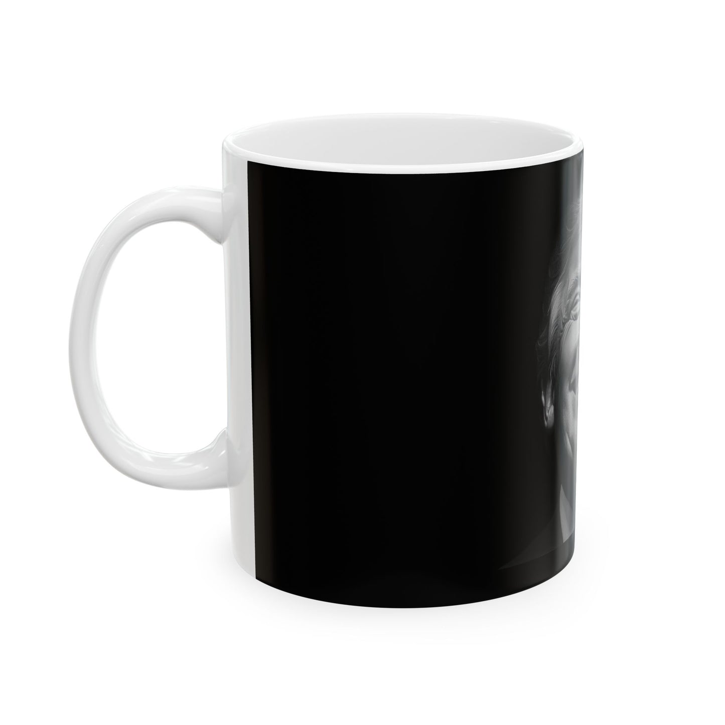 Donald Trump Black & White Portrait Ceramic Mug