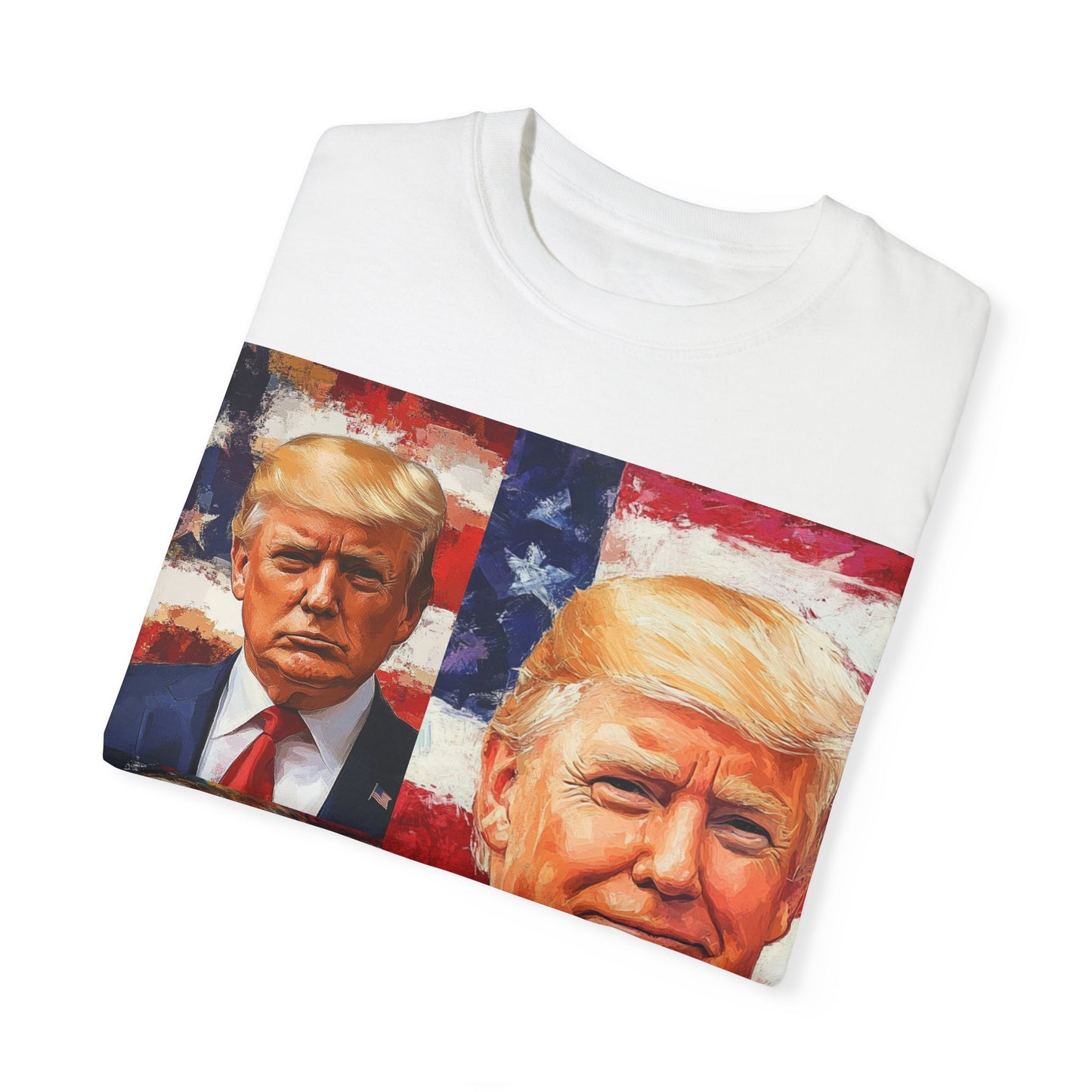 Donald Trump Patriotic Multi-Portrait T-Shirt