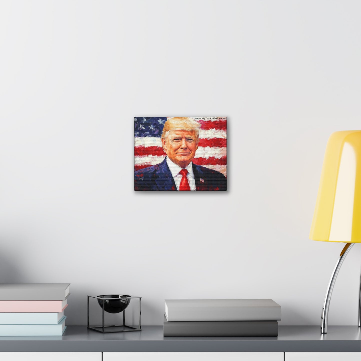 Donald Trump Patriotic Canvas Art