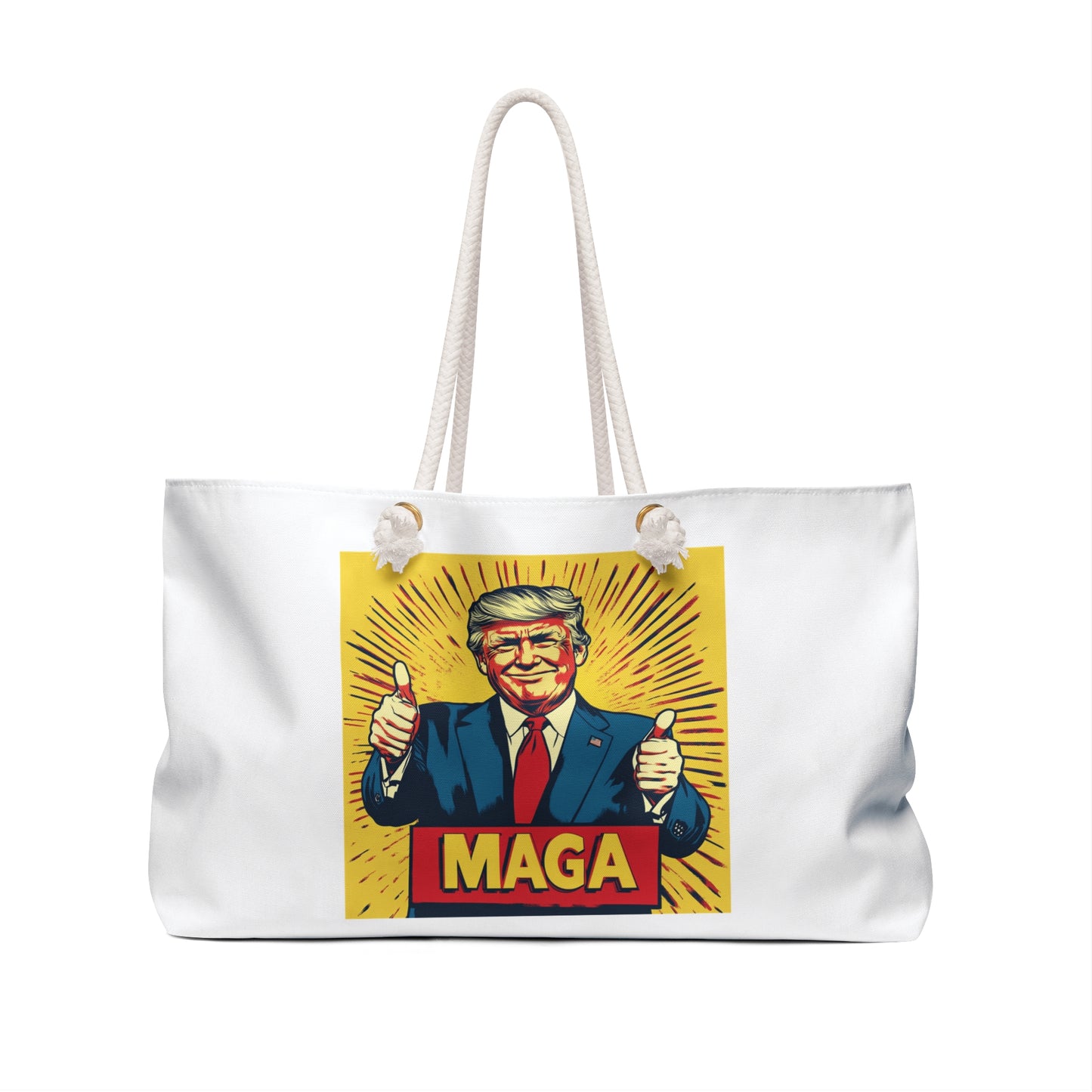 Colorful Political Weekender Bag - Perfect for Travel and Events