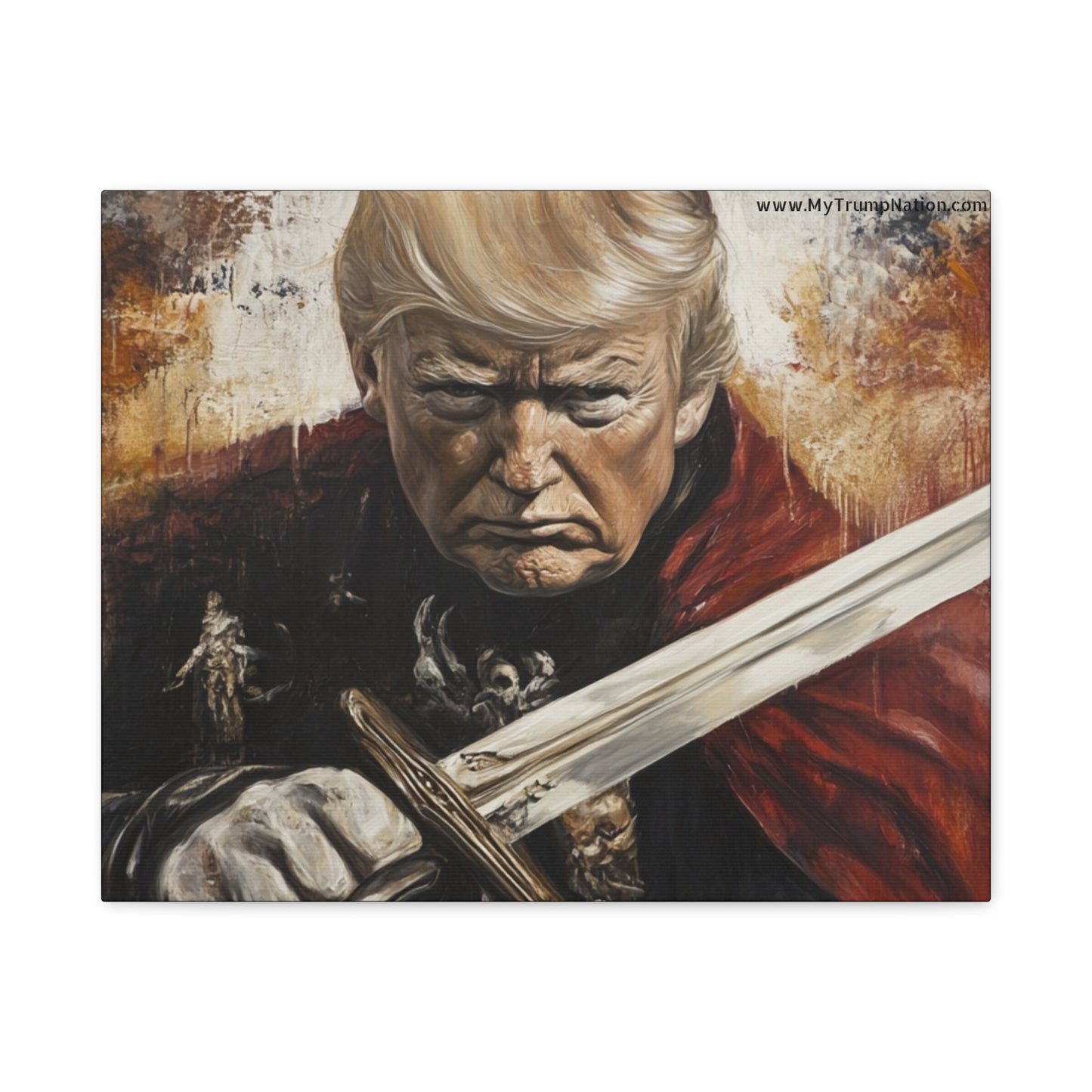 Heroic Canvas Art - Dramatic Portrait of a Leader