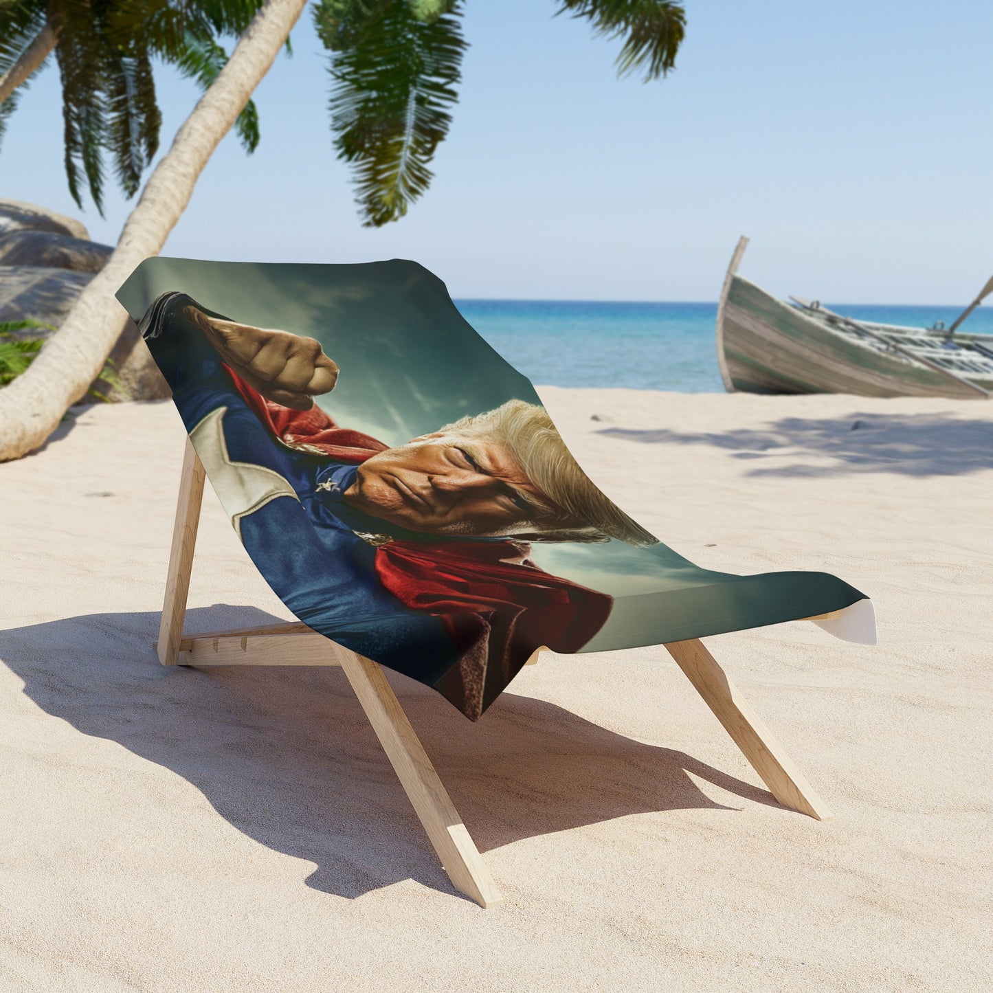 Donald Trump Pop Art Beach Towel