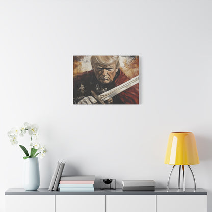 Heroic Canvas Art - Dramatic Portrait of a Leader