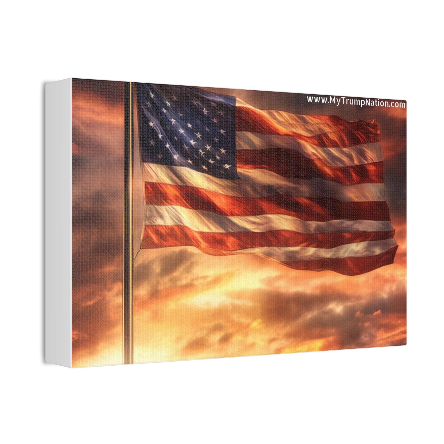 American Flag Canvas Art