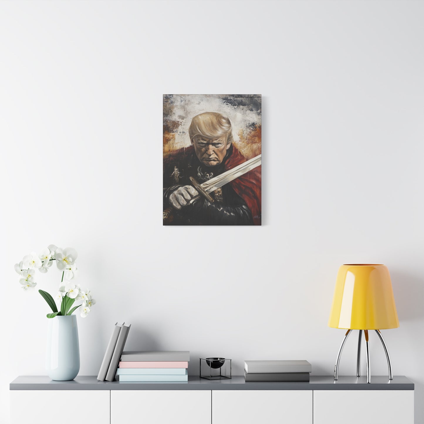 Heroic Canvas Art - Dramatic Portrait of a Leader