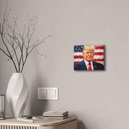Donald Trump Patriotic Canvas Art