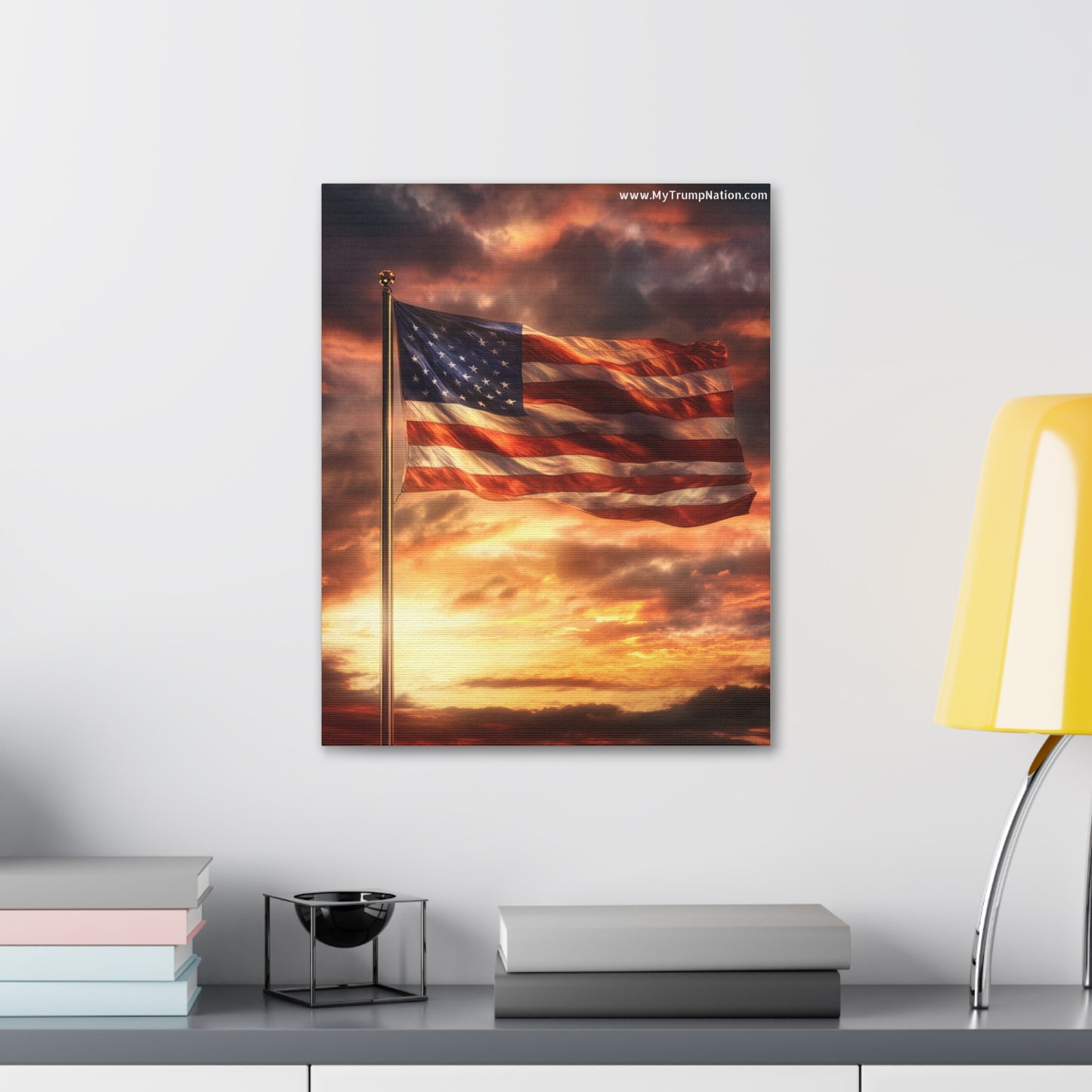 American Flag Canvas Art