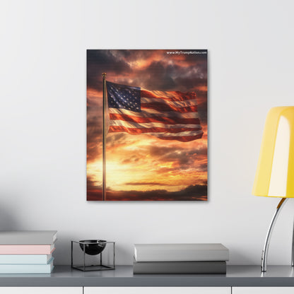 American Flag Canvas Art