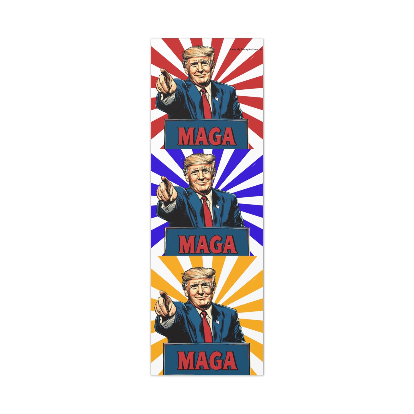 Political Statement Canvas Art - Motivational Trump Design