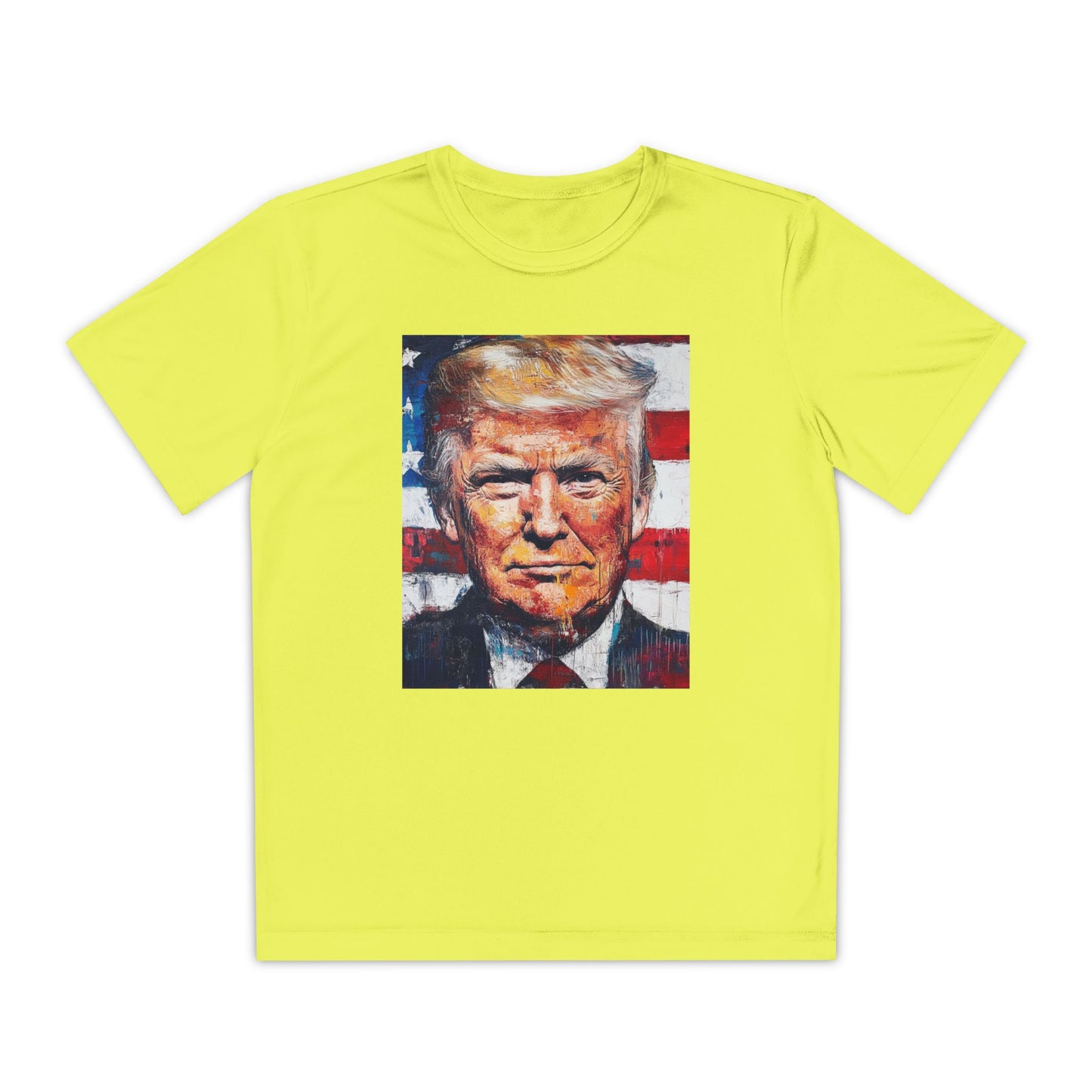 Youth Competitor Tee - Patriotic Donald Trump Art Shirt