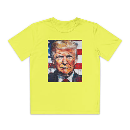 Youth Competitor Tee - Patriotic Donald Trump Art Shirt