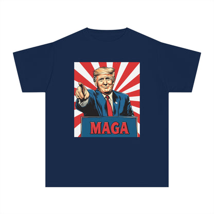 Youth Midweight Tee - MAGA Graphic T-Shirt for Kids