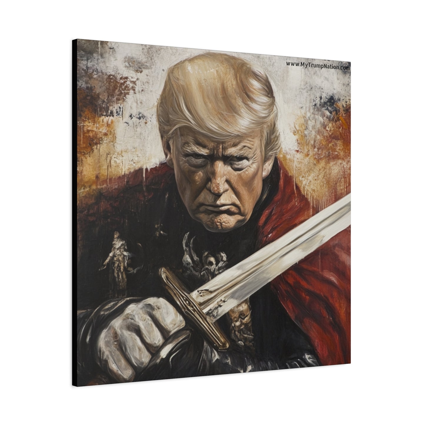 Heroic Canvas Art - Dramatic Portrait of a Leader
