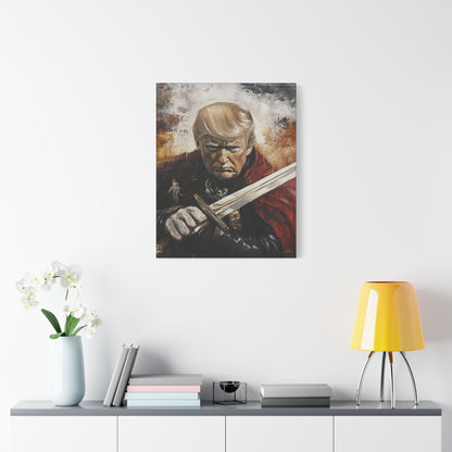 Heroic Canvas Art - Dramatic Portrait of a Leader