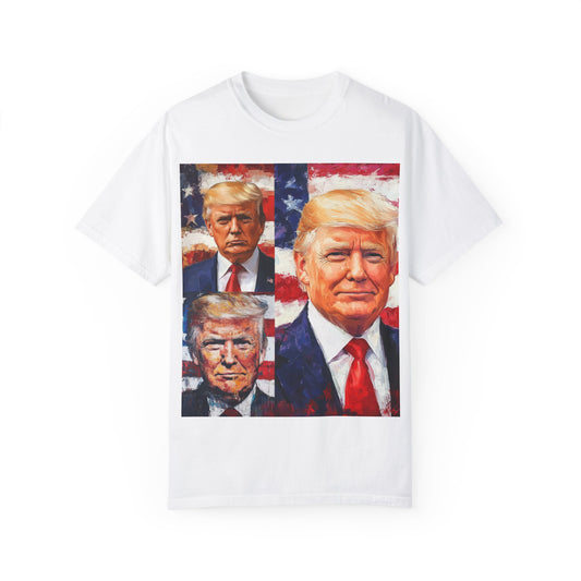 Donald Trump Patriotic Multi-Portrait T-Shirt