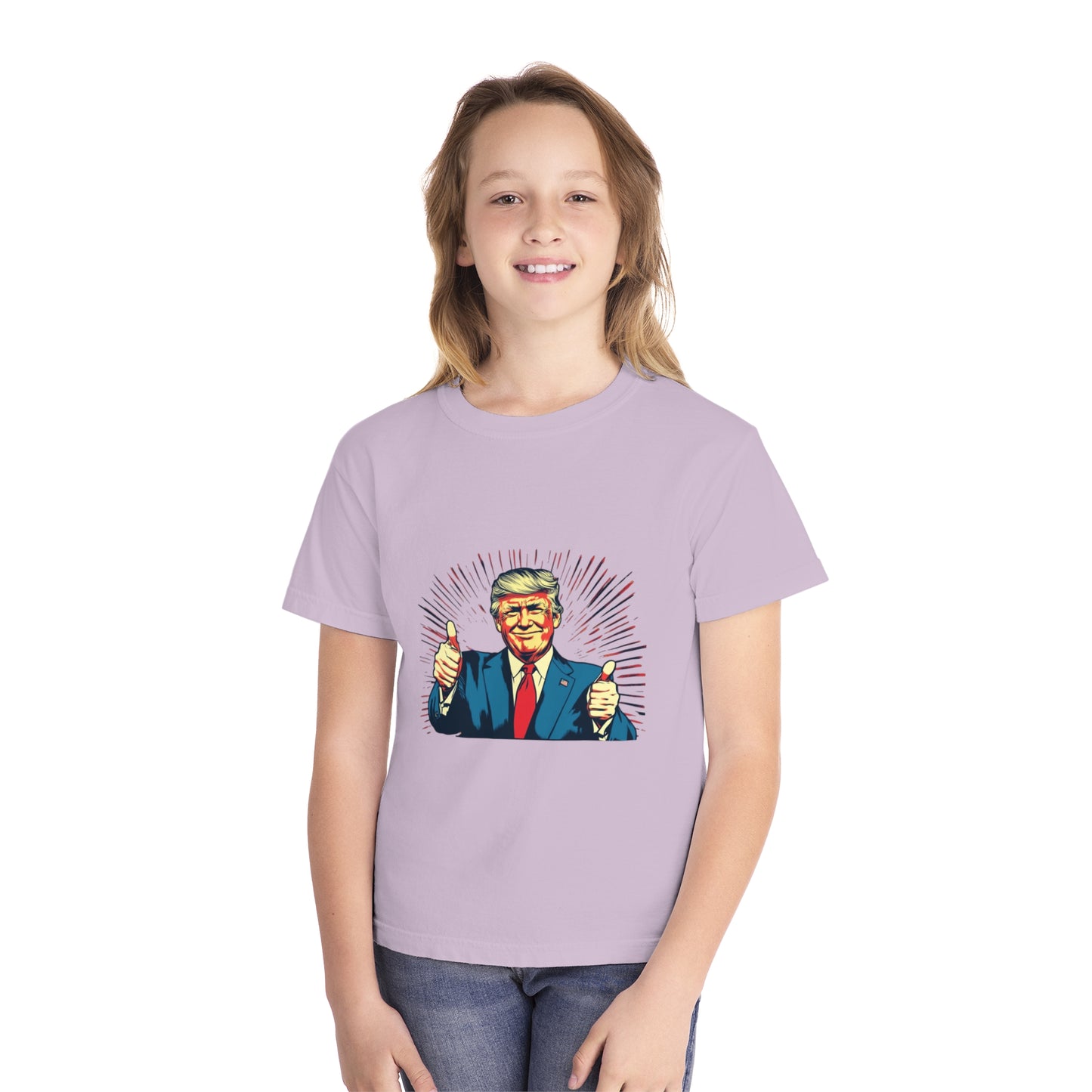 Youth Midweight Tee - Thumbs Up Graphic Shirt