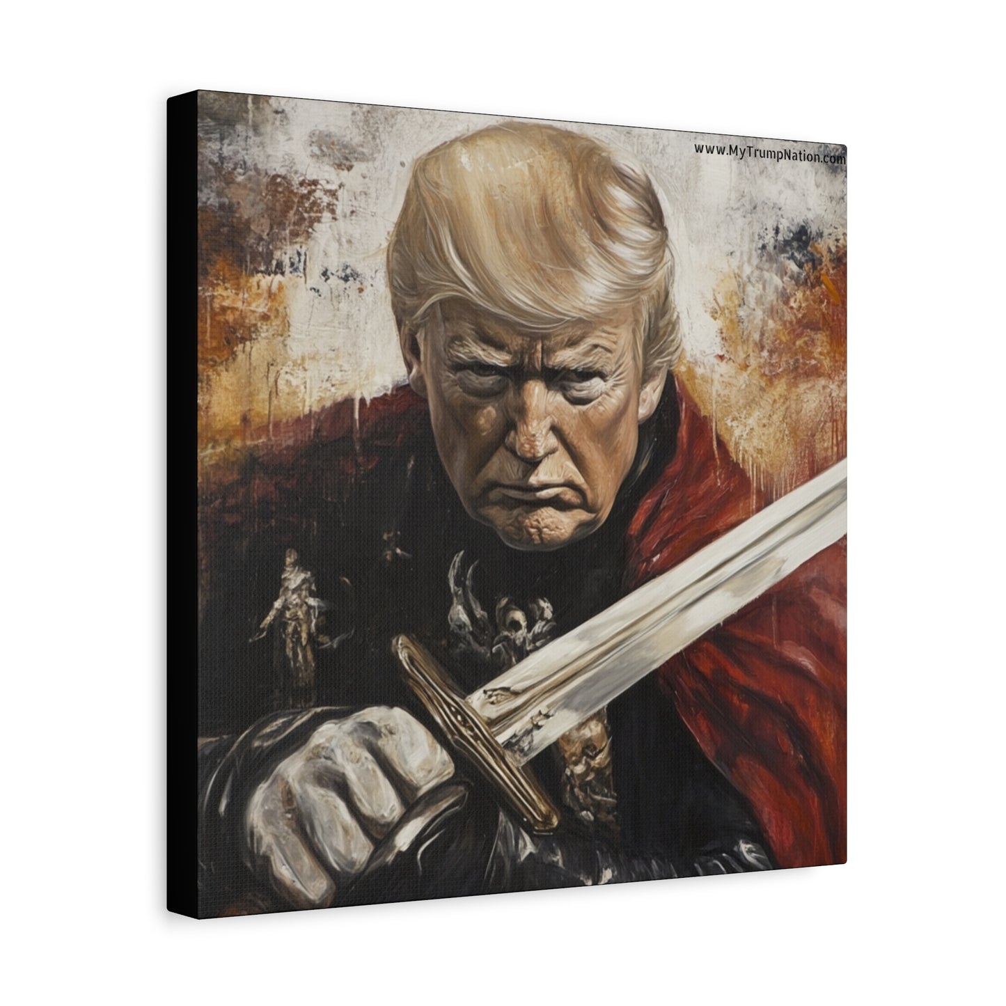 Heroic Canvas Art - Dramatic Portrait of a Leader