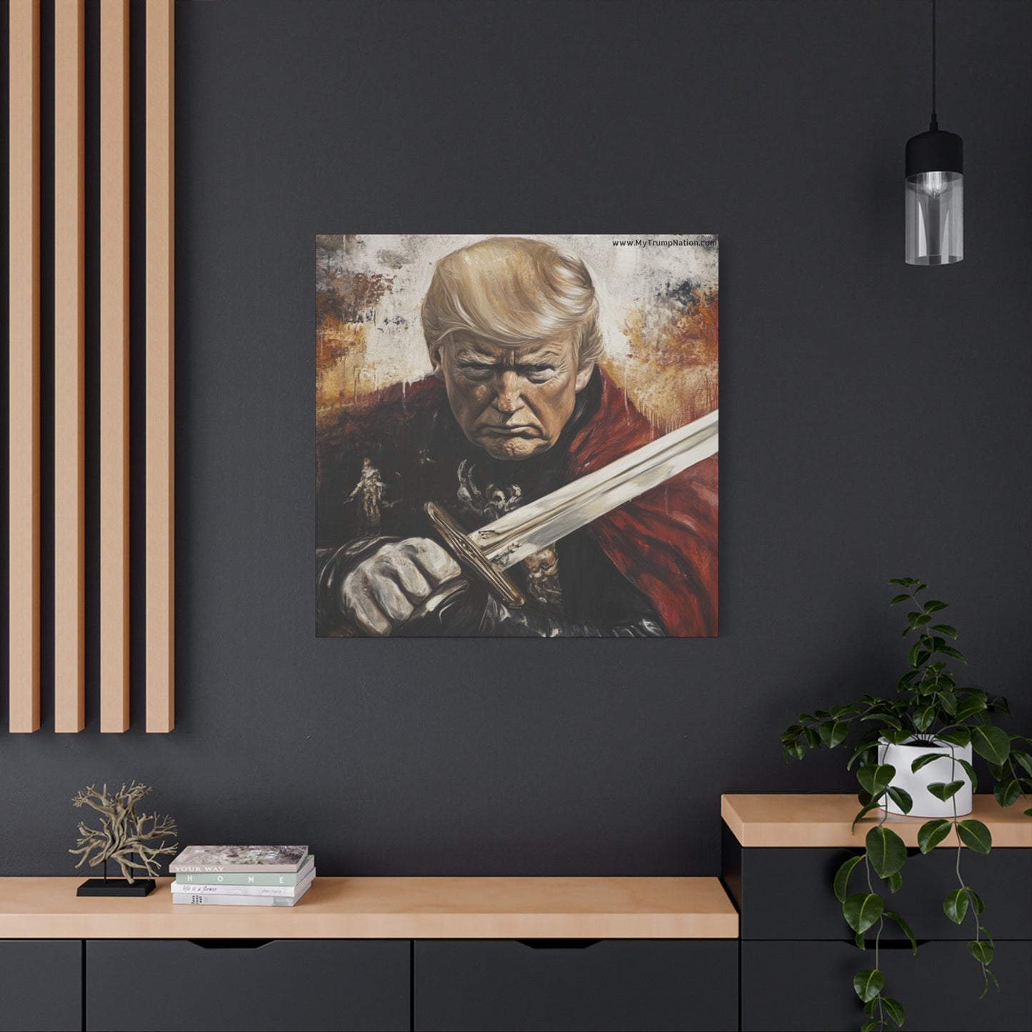 Heroic Canvas Art - Dramatic Portrait of a Leader
