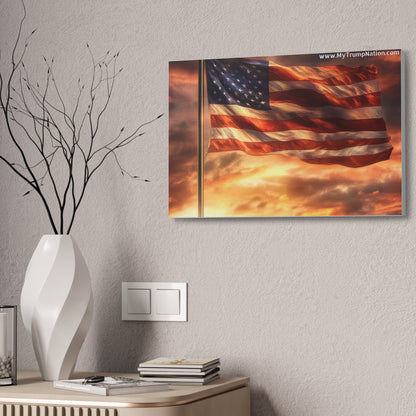 American Flag Canvas Art