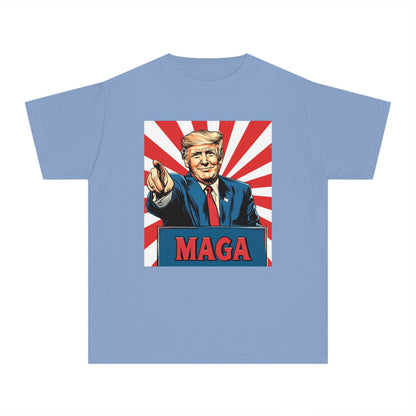 Youth Midweight Tee - MAGA Graphic T-Shirt for Kids
