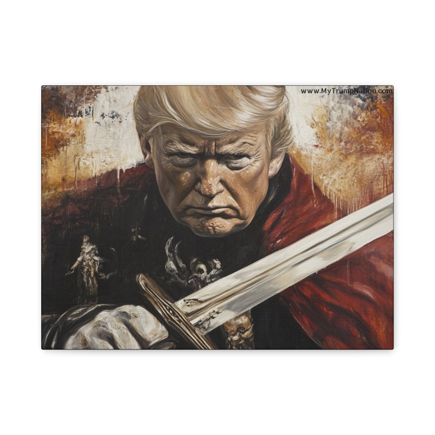 Heroic Canvas Art - Dramatic Portrait of a Leader