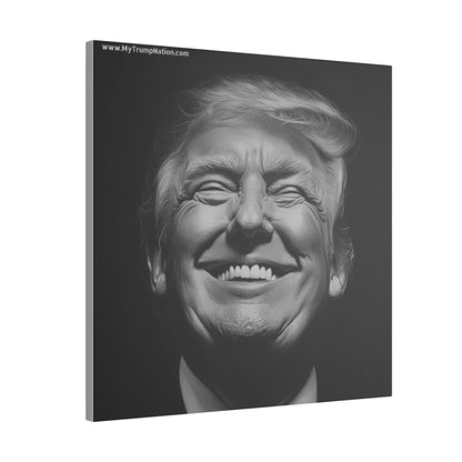 Donald Trump Black & White Canvas Art