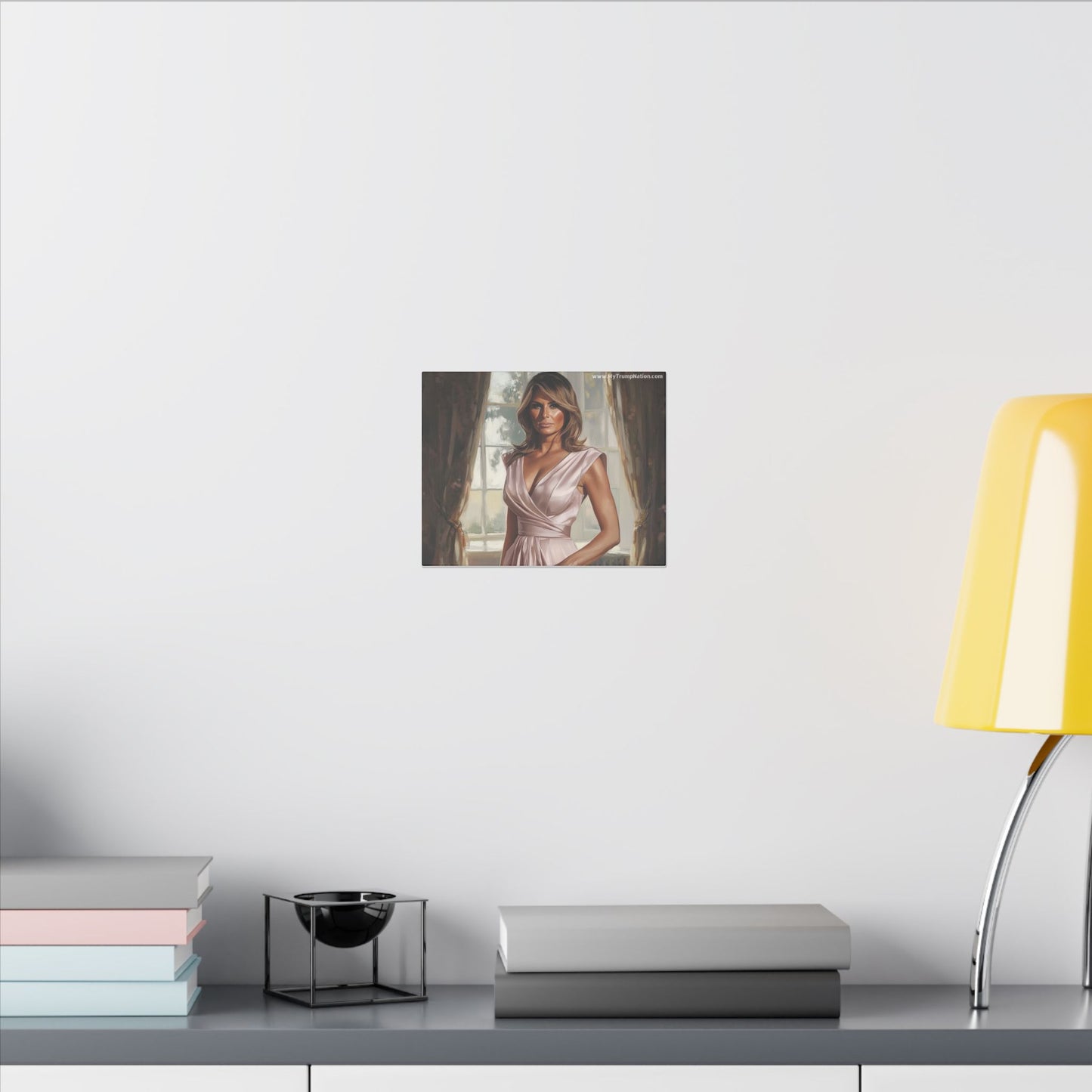 Melania Trump Elegant Canvas Art