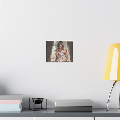 Melania Trump Elegant Canvas Art