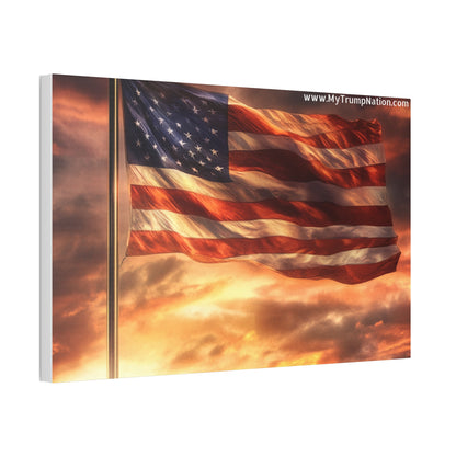 American Flag Canvas Art