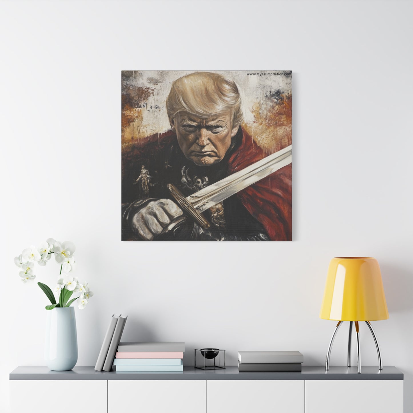 Heroic Canvas Art - Dramatic Portrait of a Leader