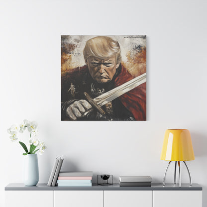 Heroic Canvas Art - Dramatic Portrait of a Leader