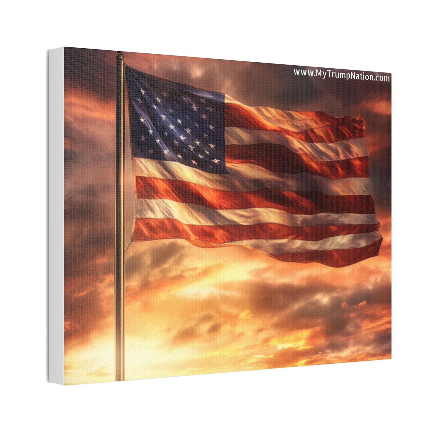 American Flag Canvas Art