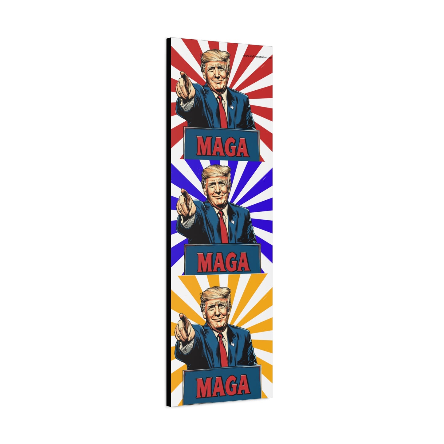 Political Statement Canvas Art - Motivational Trump Design