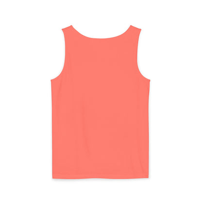 Unisex Garment-Dyed Tank Top - MAGA Graphic Tee for Political Enthusiasts