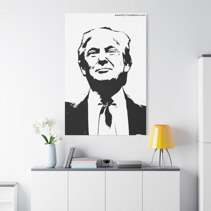 Bold Trump Canvas Art - Stretched Matte Wall Decor