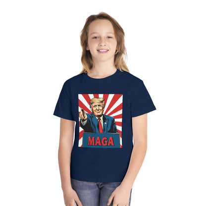 Youth Midweight Tee - MAGA Graphic T-Shirt for Kids
