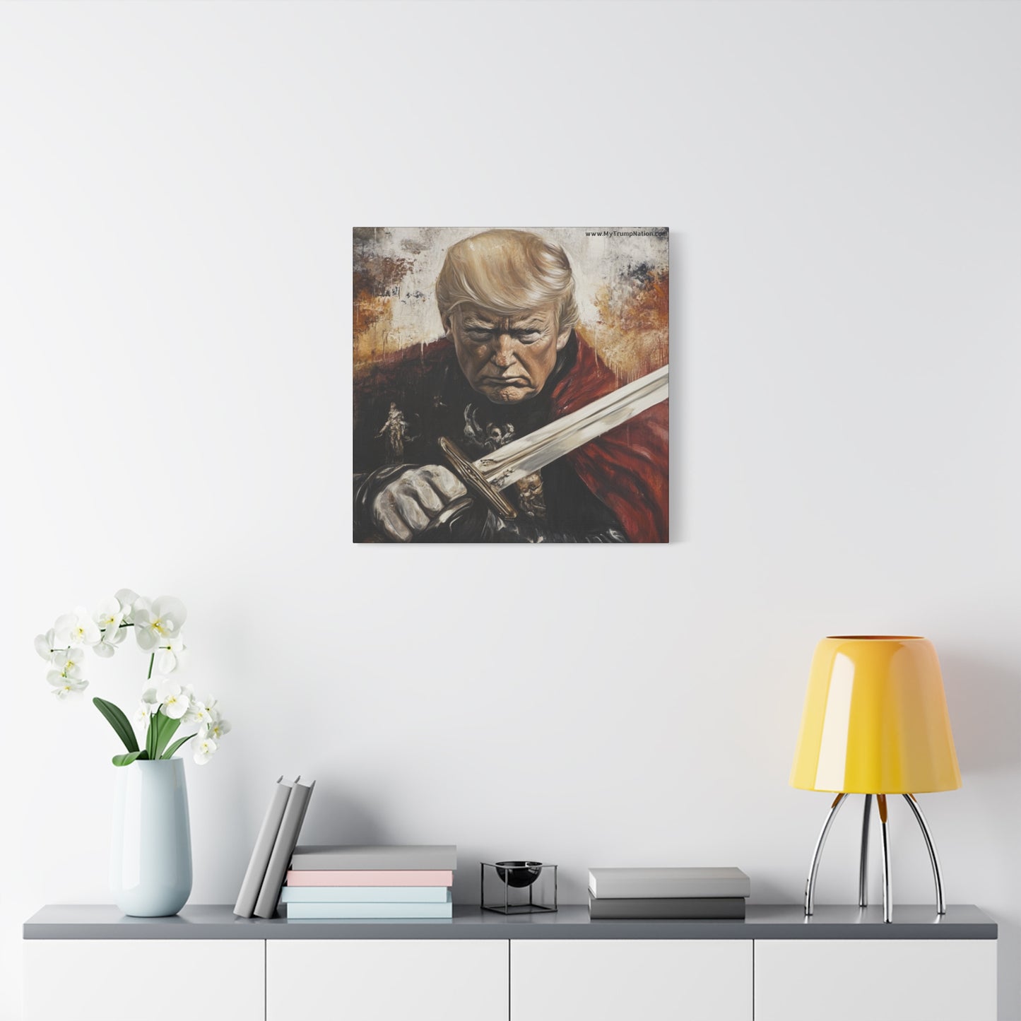 Heroic Canvas Art - Dramatic Portrait of a Leader