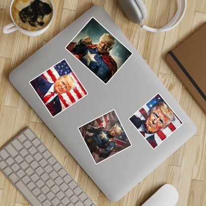 Donald Trump Patriotic Sticker Set, 10pcs