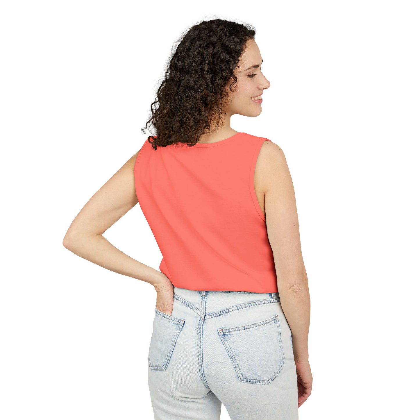 Unisex Garment-Dyed Tank Top - MAGA Graphic Tee for Political Enthusiasts