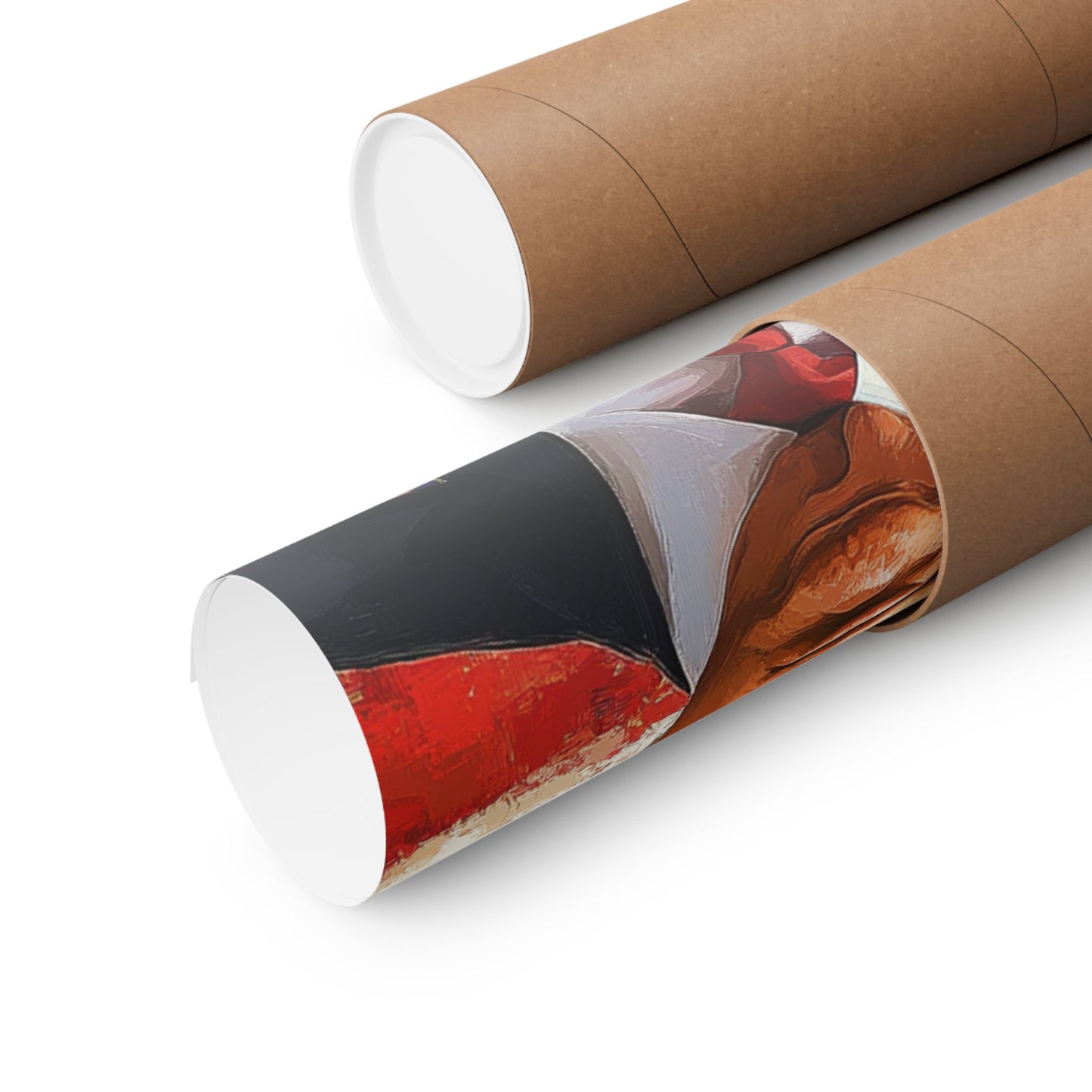 Patriotic Matte Vertical Poster - Bold Trump Artwork