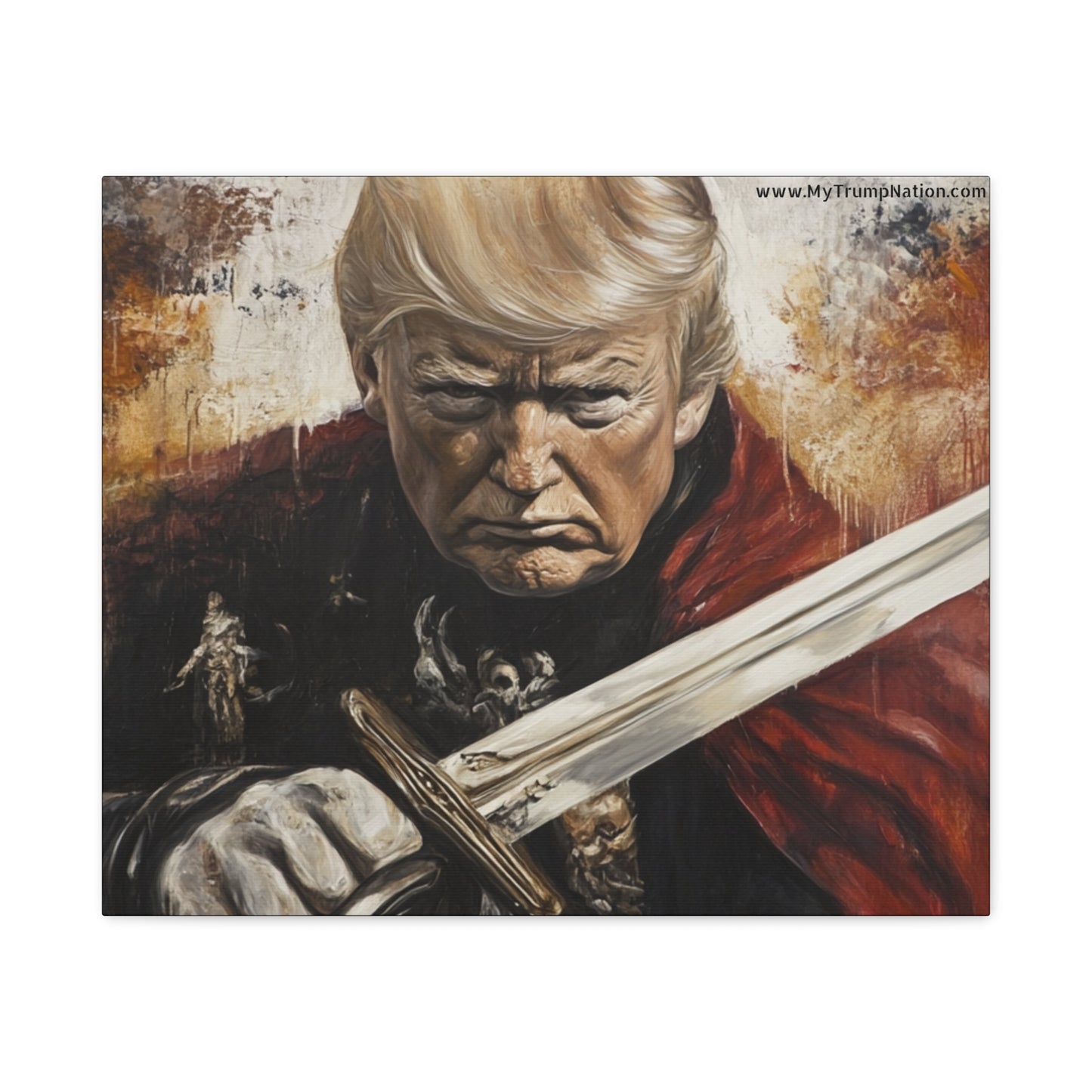Heroic Canvas Art - Dramatic Portrait of a Leader