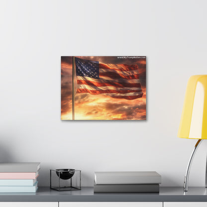 American Flag Canvas Art