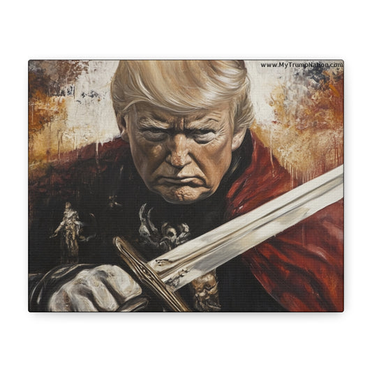 Heroic Canvas Art - Dramatic Portrait of a Leader