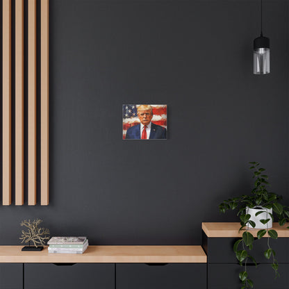 Donald Trump Patriotic Canvas Art
