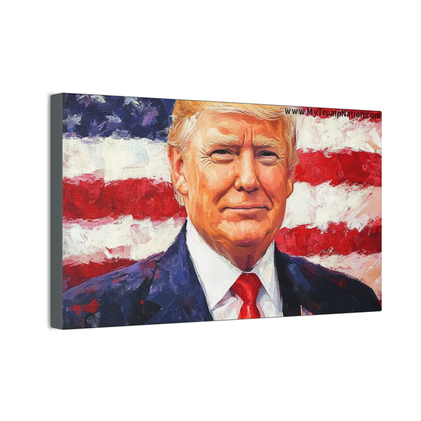 Donald Trump Patriotic Canvas Art