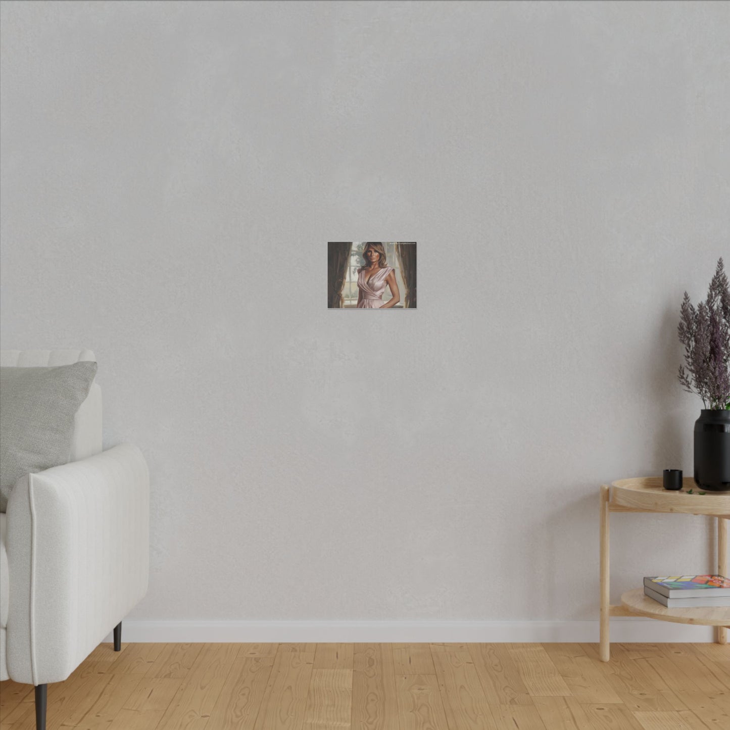 Melania Trump Elegant Canvas Art